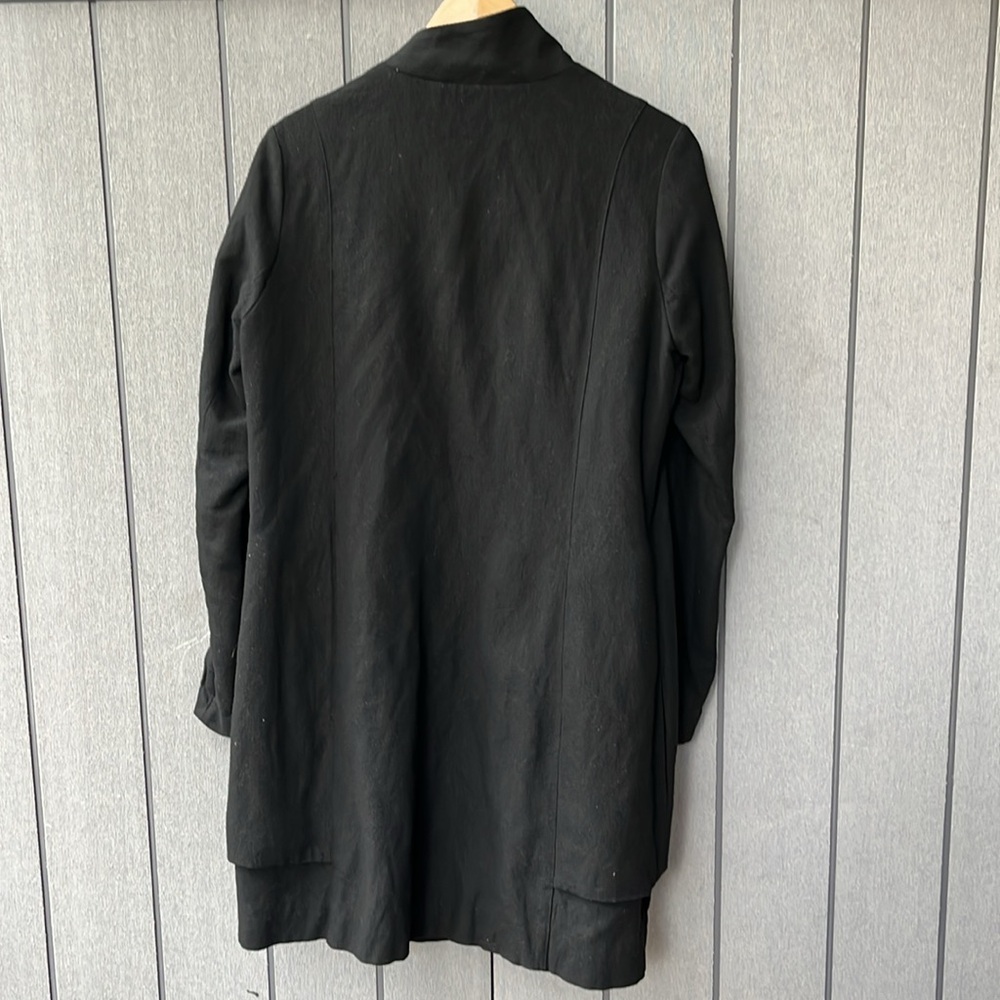 SARAH PACINI black wool blend jacket, size 0/XS - Picture 5 of 13